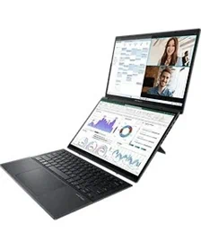 מחשב נייד עם מסך מגע Asus ZenBook Pro Duo 14 OLED UX8406MA-PZ051W - Core Ultra-9 185H 2TB SSD 32GB RAM Windows 11 - צבע אפור שלוש שנות אחריות ע"י היבואן הרשמי